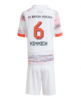 Billige Fotballdrakt Bayern Munich Joshua Kimmich #6 Replika Bortedraktsett Barn 2025-26 Kortermet (med bukser)